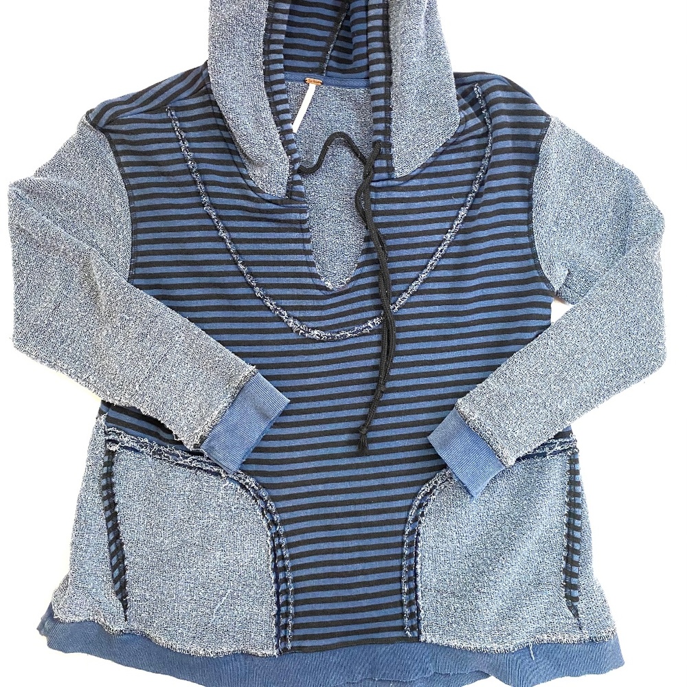 *NBW* Free People Pullover Hoodie Sweatshirt